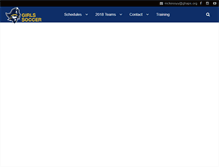 Tablet Screenshot of grandhavensoccer.com